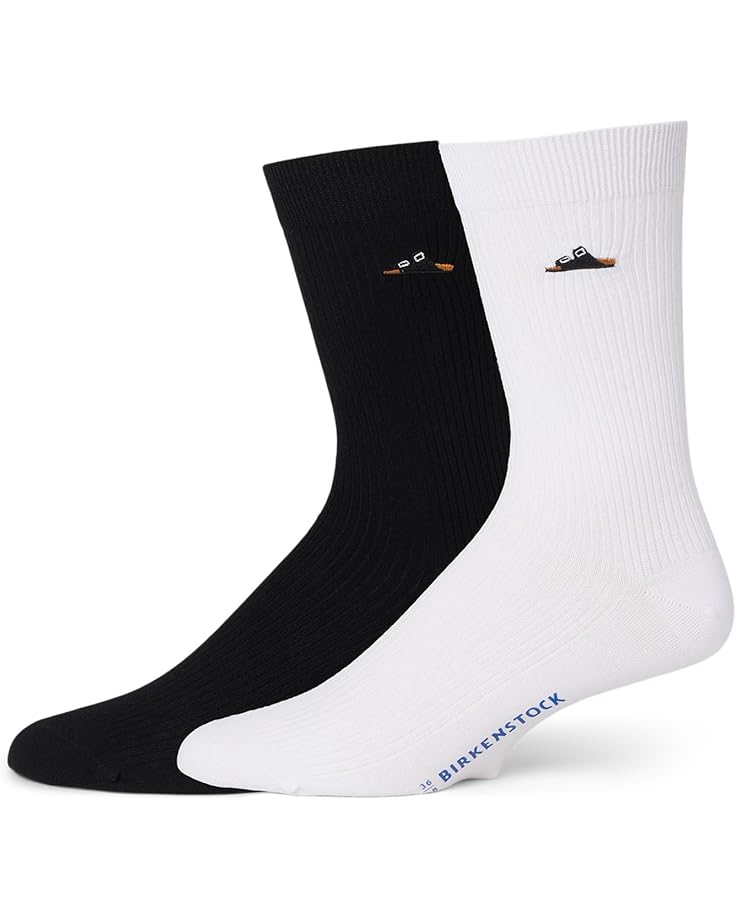 

Носки Birkenstock Cotton Ribbed Socks Multi Pack, цвет Black/White