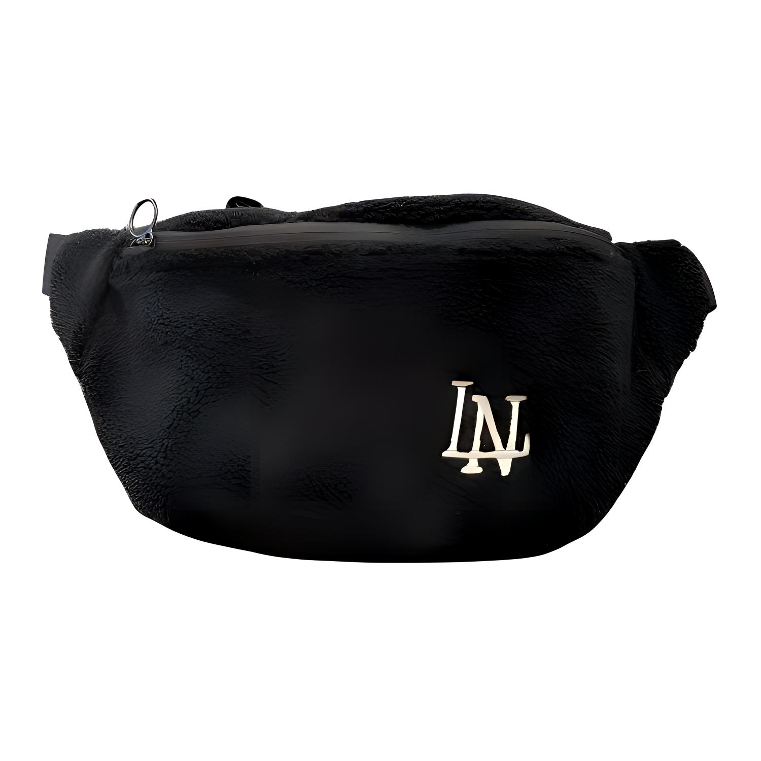 

LINING Полиэстеровая слинг сумка через плечо кроссбоди унисекс черная, Black