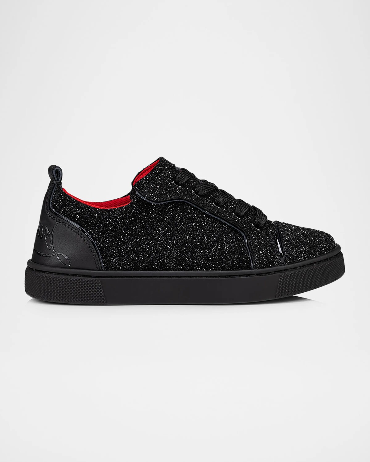 

Кожаные кроссовки Boy's Funnyto с украшением, для малышей/детей Christian Louboutin, черный