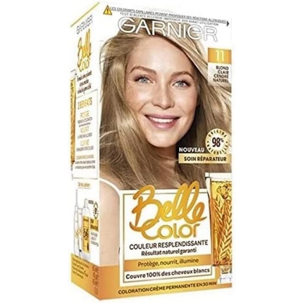 

Стойкая краска для волос Garnier Blonde 11, натуральный светло-пепельно-русый Belle Color