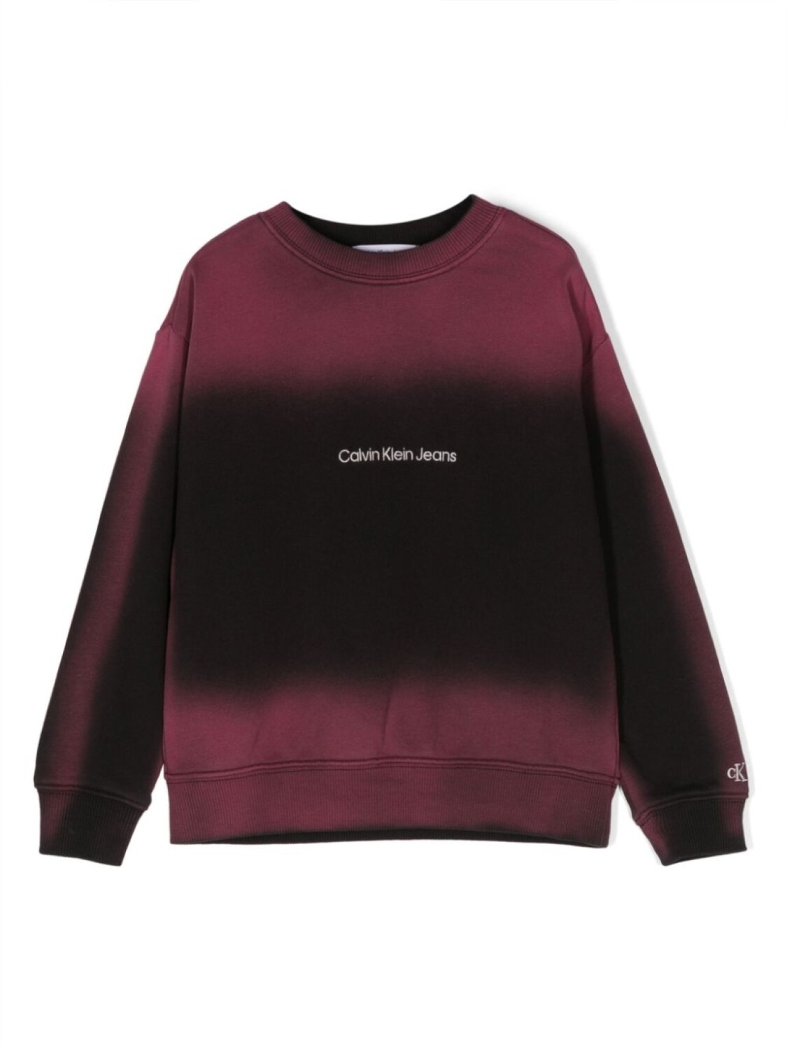 

Толстовка с принтом тай-дай Calvin Klein Kids, черный