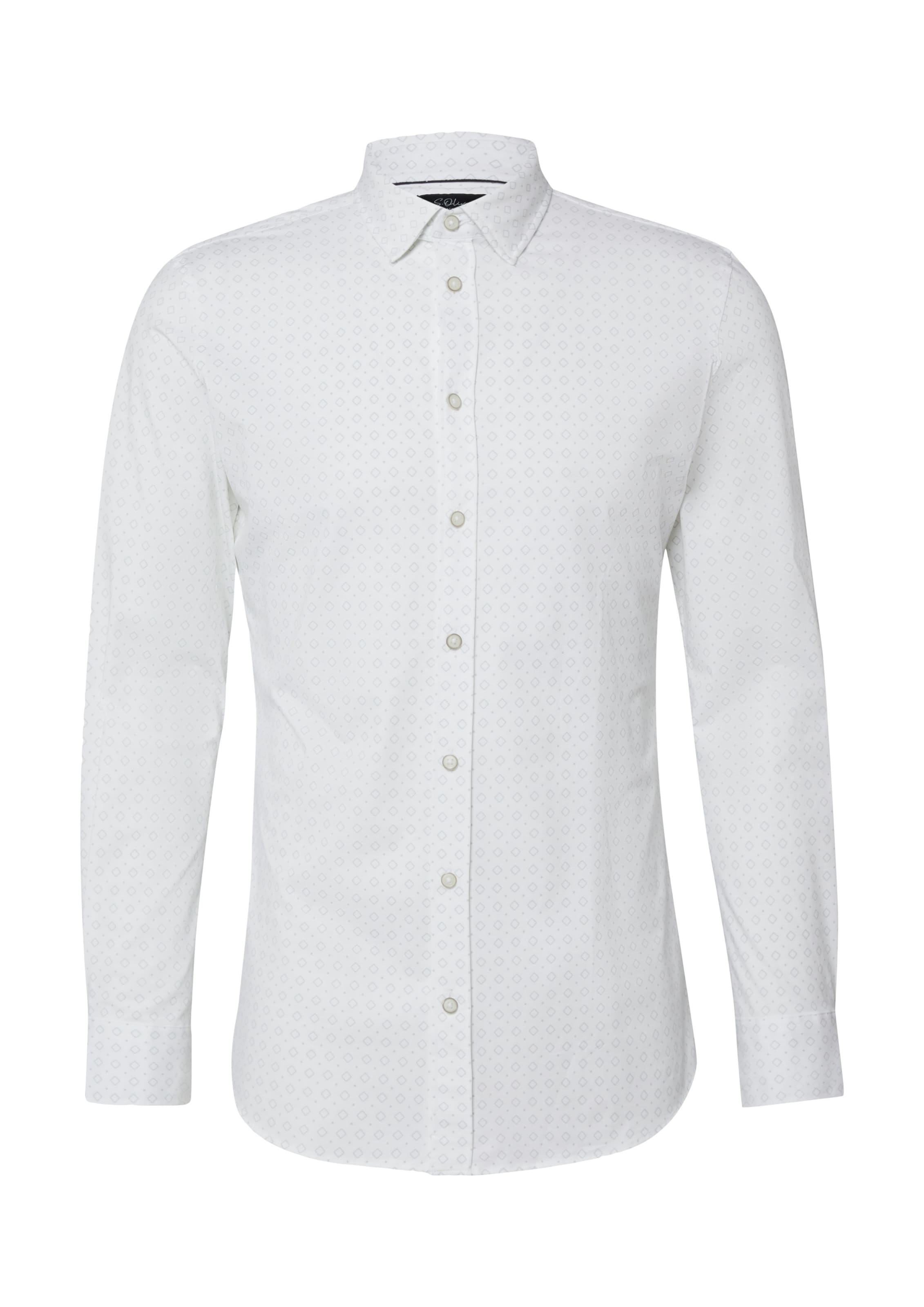 

s.Oliver Рубашка на пуговицах Regular fit в белом цвете