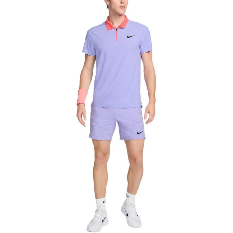 Мужская рубашка поло Court Slam Purple Nike, фиолетовый — фото 3