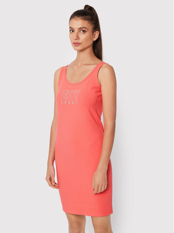 

Летнее платье облегающего кроя DP2D4646 Dkny Sport, красный