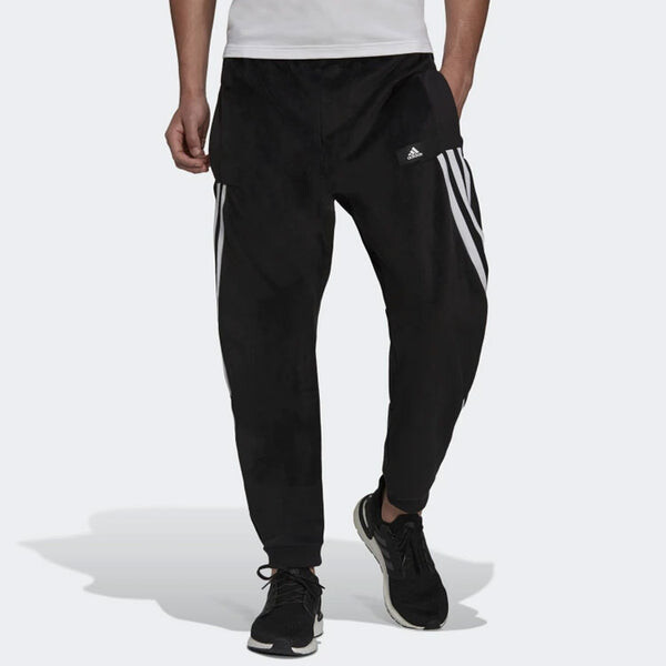 Спортивные штаны Men's adidas Bundle Feet Stripe Sports Pants/Trousers/Joggers Black, черный — фото 2