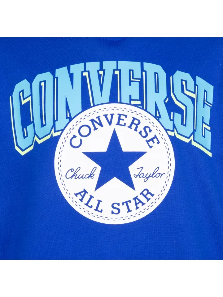 Капюшон худи Converse, синий — фото 4