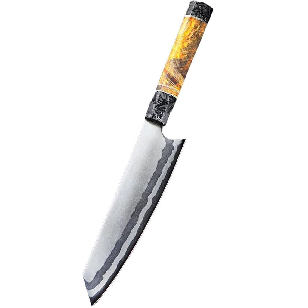 

Дамасский кухонный нож Fujisawa - Kiritsuke/Черный/Желтый KP27632 OEM