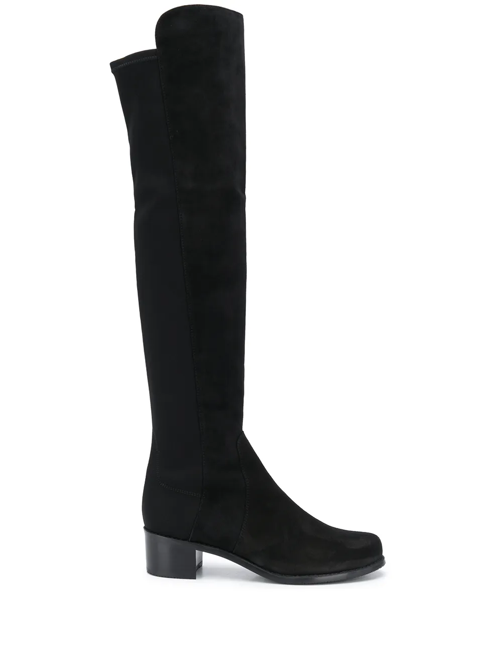 Ботфорты на каблуке Stuart Weitzman, черный