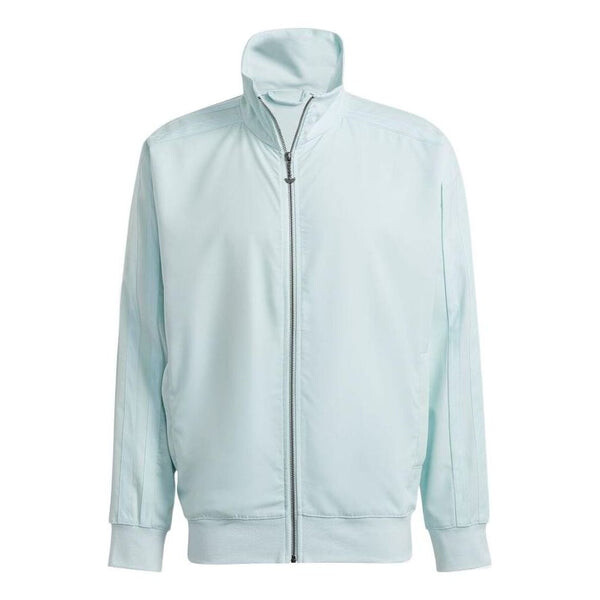 

Куртка adidas Solid Color Stand Collar Long Sleeves Jacket Unisex Light Blue, синий