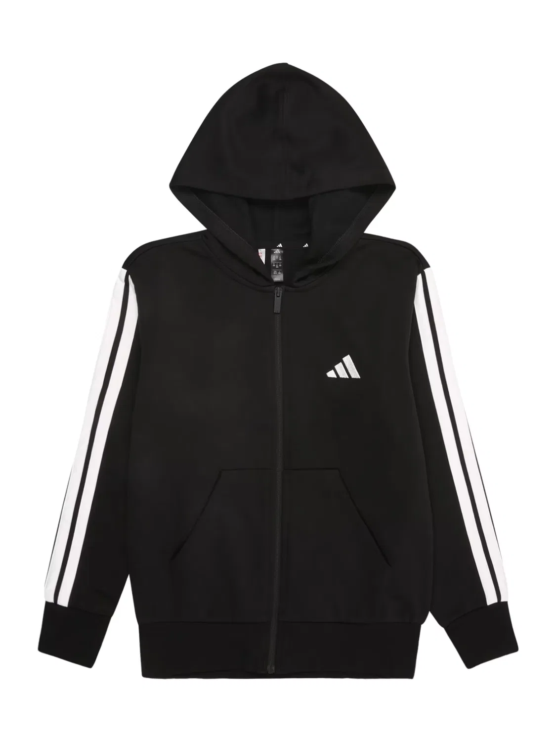 Толстовка на молнии Adidas Sportswear Essentials черного цвета