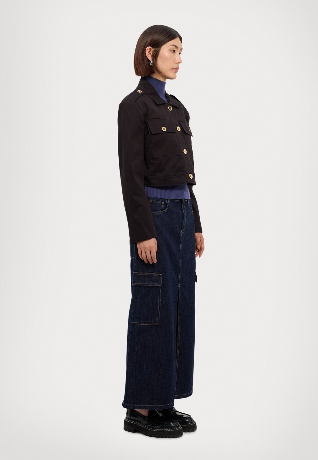 

Легкая куртка CROPPED JACKET MICHAEL Michael Kors, черный