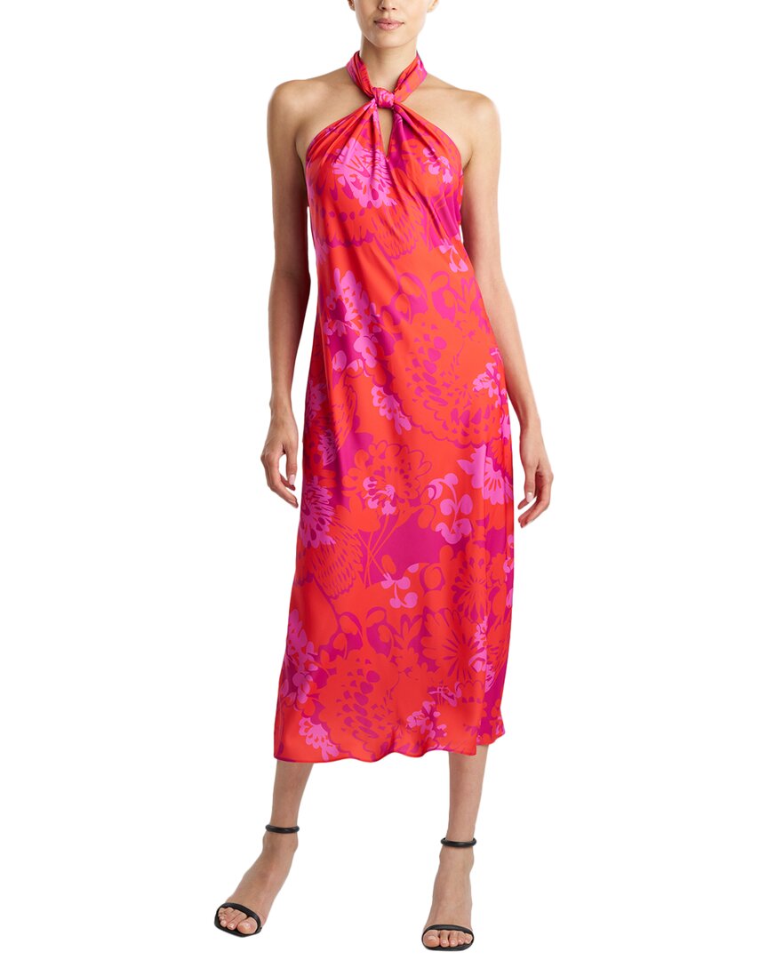 

Natori Bloom платье с запахом на шее, розовый