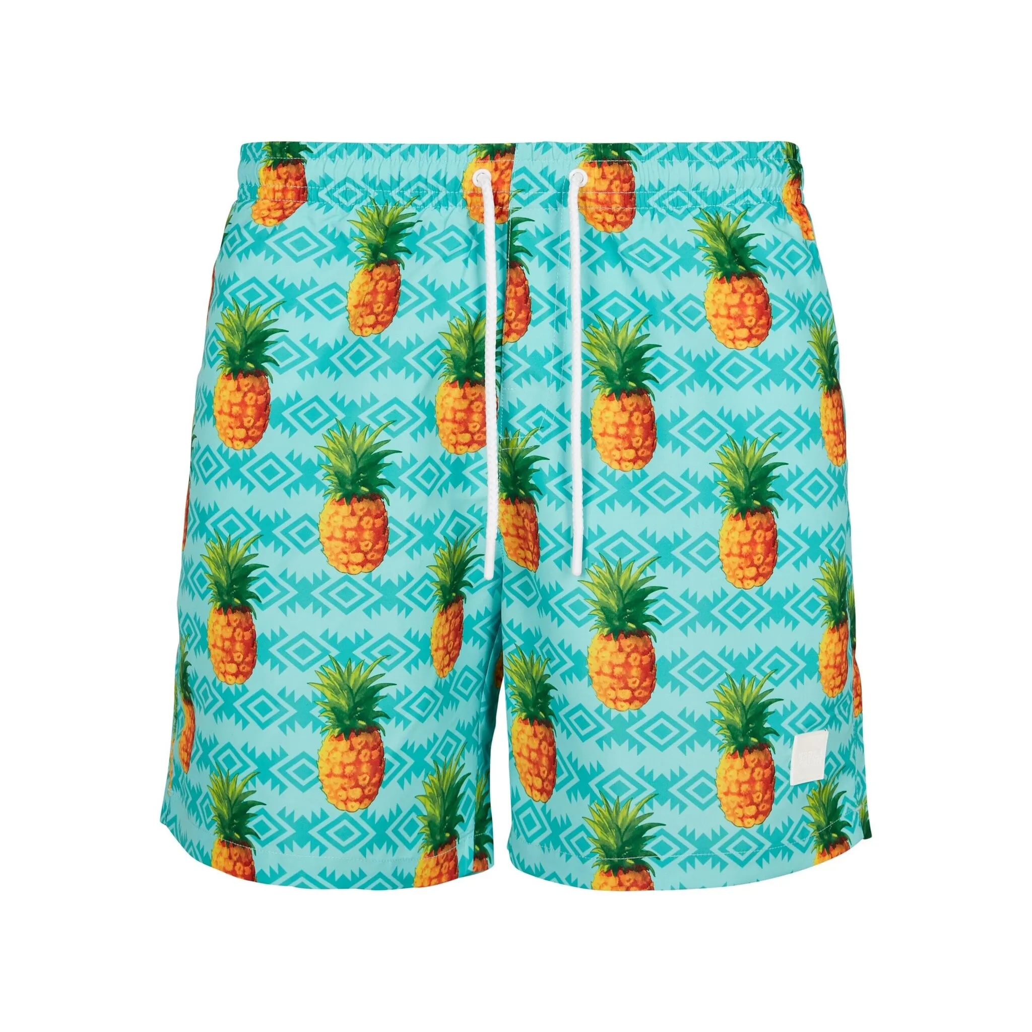 

Шорты для плавания URBAN CLASSICS " Urban Classics Men's Pattern Swim Shorts", цвет Pineapple Aop