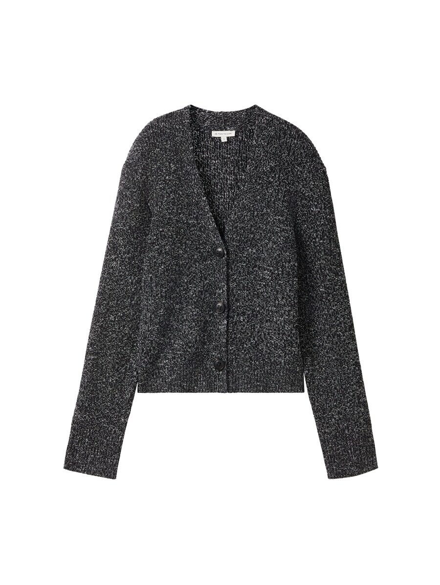 

Вязаный кардиган TOM TAILOR Knit Cardigan, серый