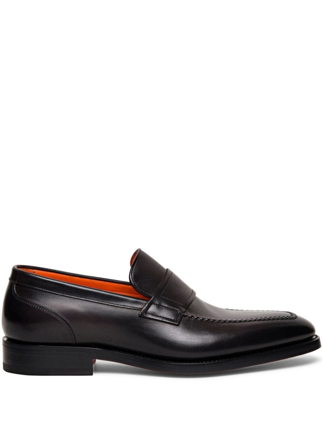 

Santoni пенни-лоферы с миндалевидным носком, коричневый