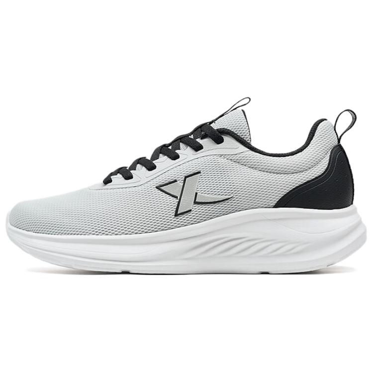 

XTEP Кроссовки для бега с низкой посадкой, дышащие, амортизирующие, для тестирования физической формы и экзаменов, мужские, серо-черные