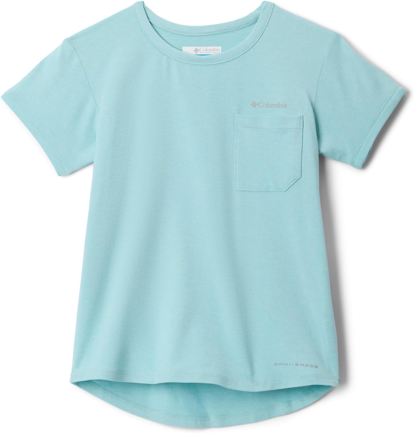 

Футболка Columbia Girls Tech Trail с коротким рукавом, Spray Heather