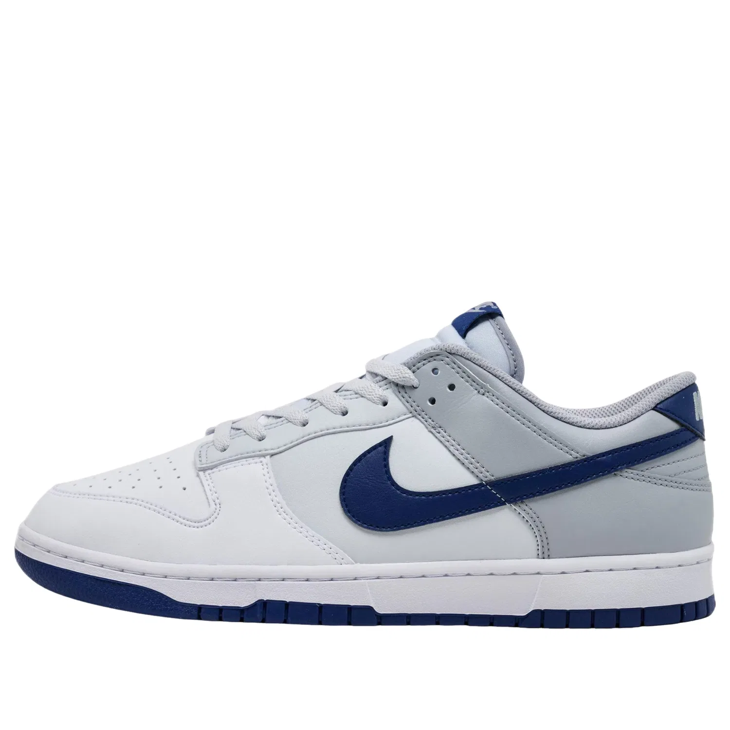 Кроссовки Nike Dunk Low Retro 'White Deep Royal Pure Platinum Wolf Grey' HF5441-118, мультиколор