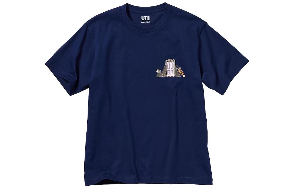 

UNIQLO Футболка унисекс, цвет Blue