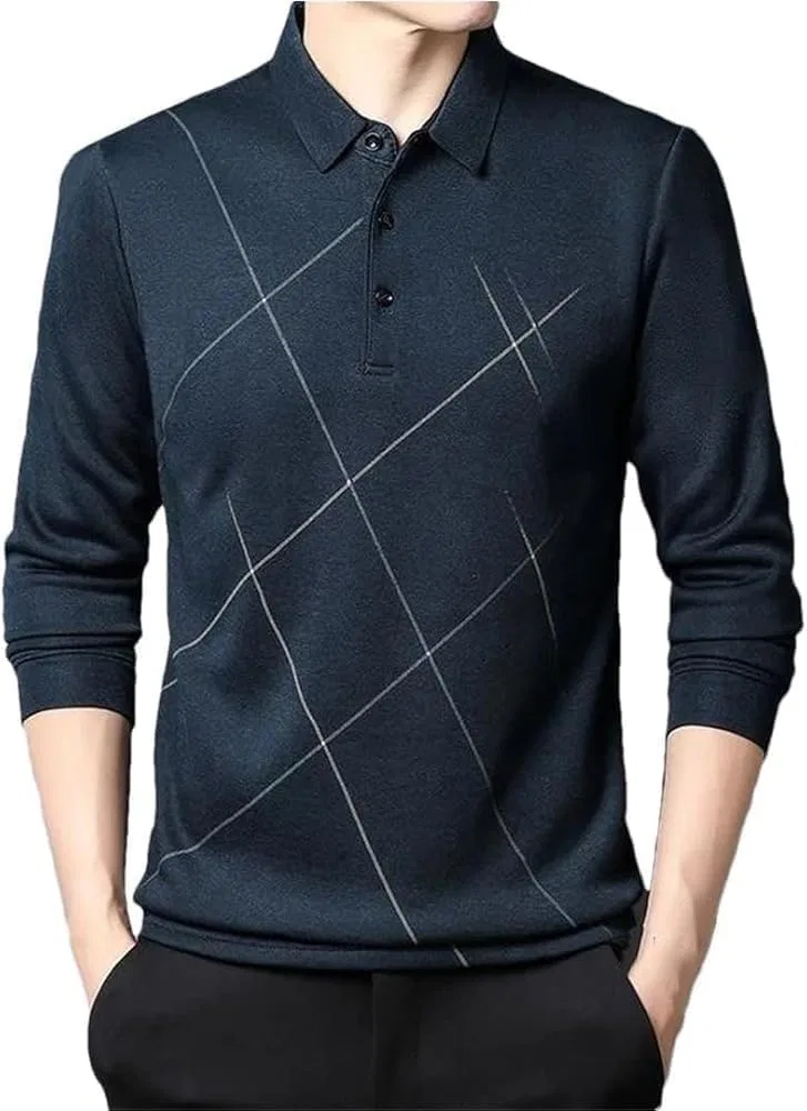 Мужская футболка поло Cotton Stretch, синий