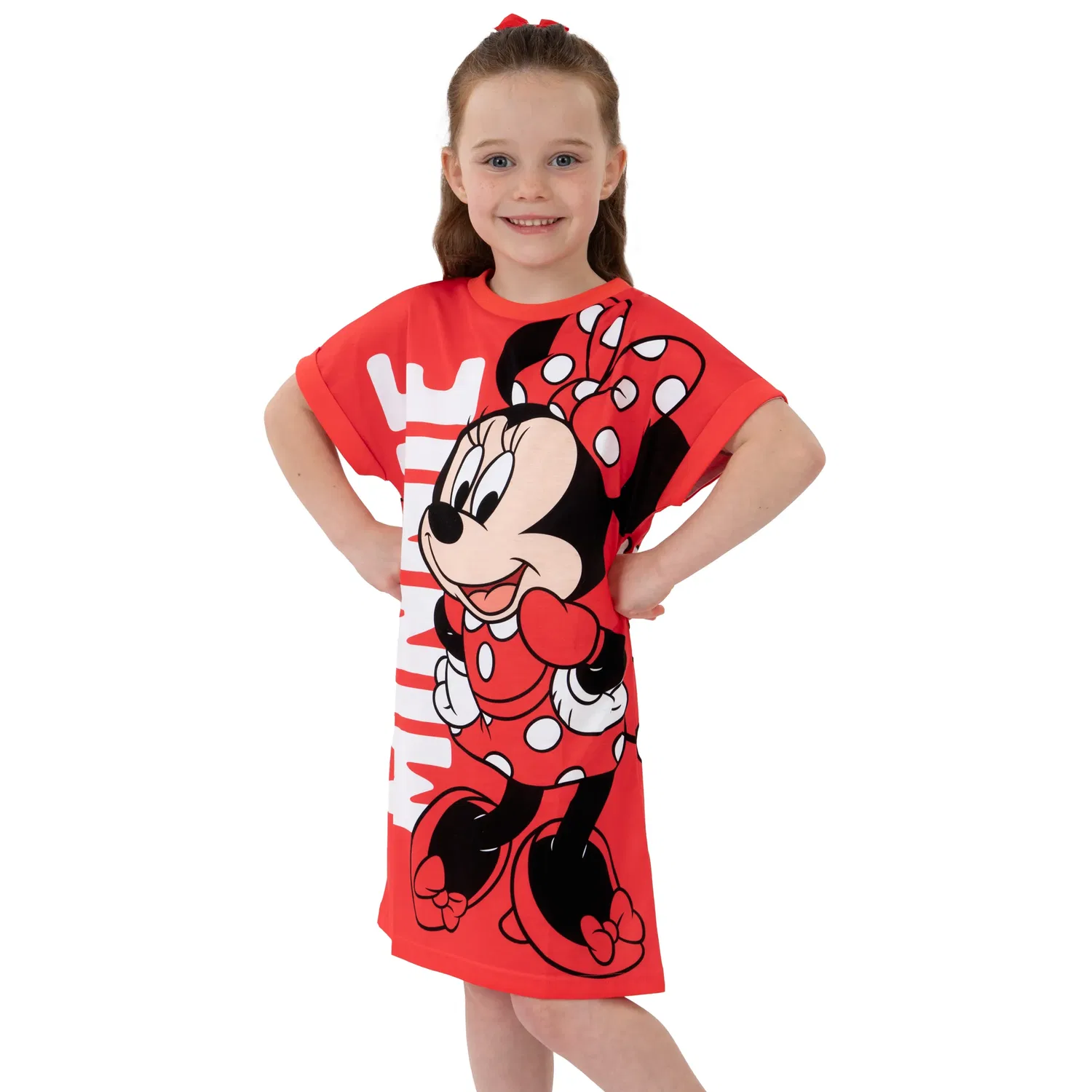 Ночная рубашка Minnie Mouse из полиэстера Disney, красный — фото 3