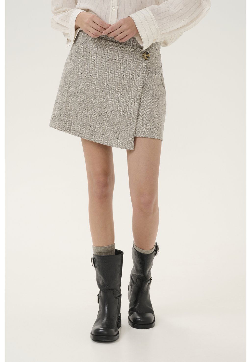 

Юбка с запахом EMMYMW My Essential Wardrobe, кремовый