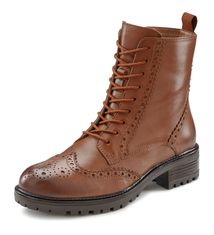 Ботильоны на шнуровке LASCANA, Brown