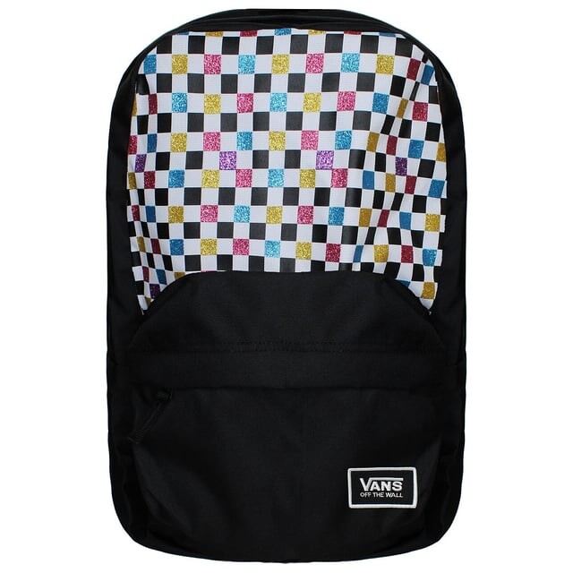 

Рюкзак в клетку с блестками от стены Vans, черный
