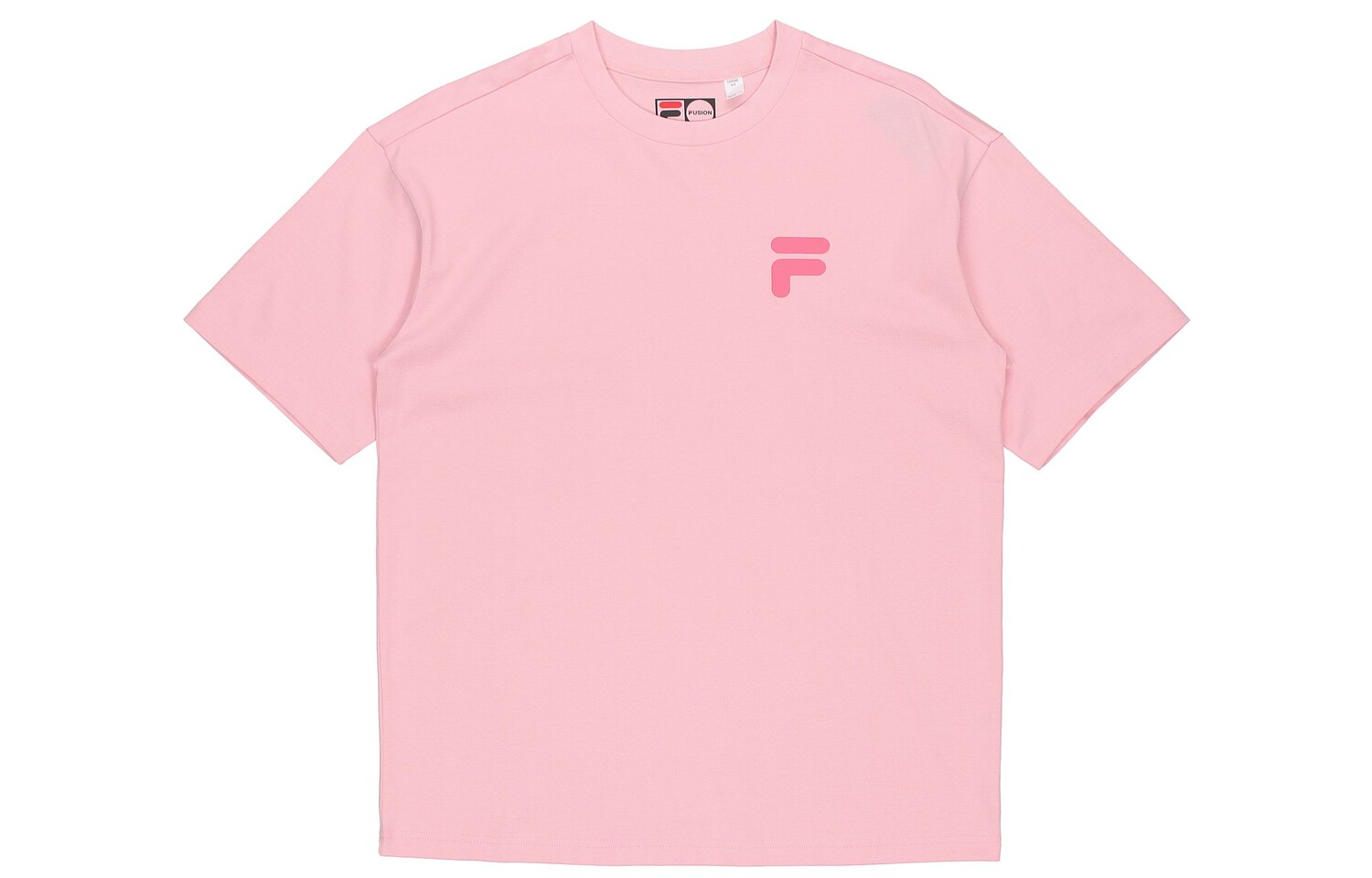 

Футболка унисекс розовая Fila Fusion, розовый