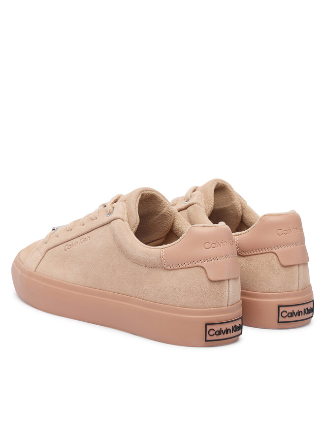 Кроссовки Lace-Up Sneaker Suede/Wl Ck HW0HW02679 Calvin Klein, розовый — фото 3