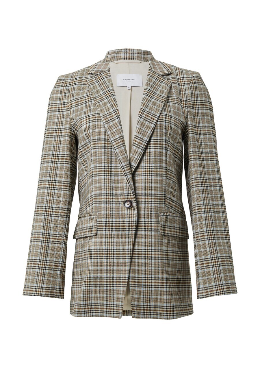 

Классический блейзер comma casual identity Blazer, цвет light beige/dark beige