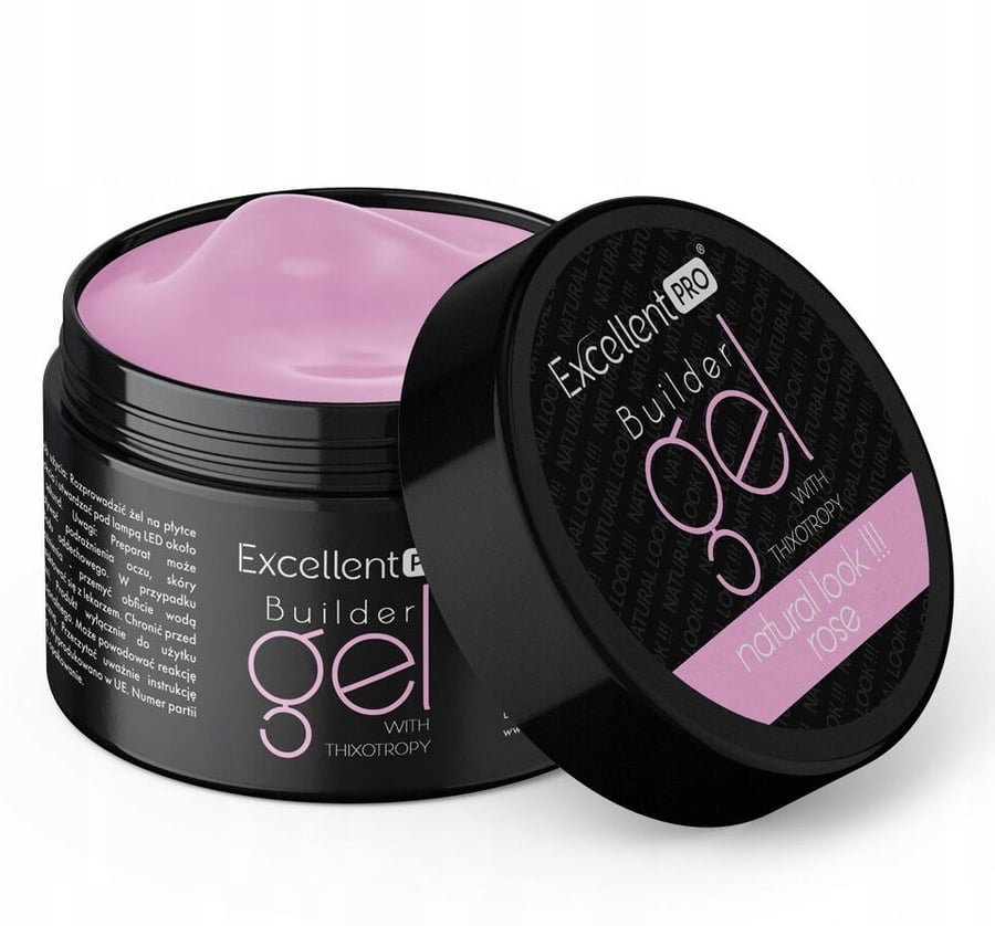 

Excellent Pro Builder Gel Natural Look Rose 15 г