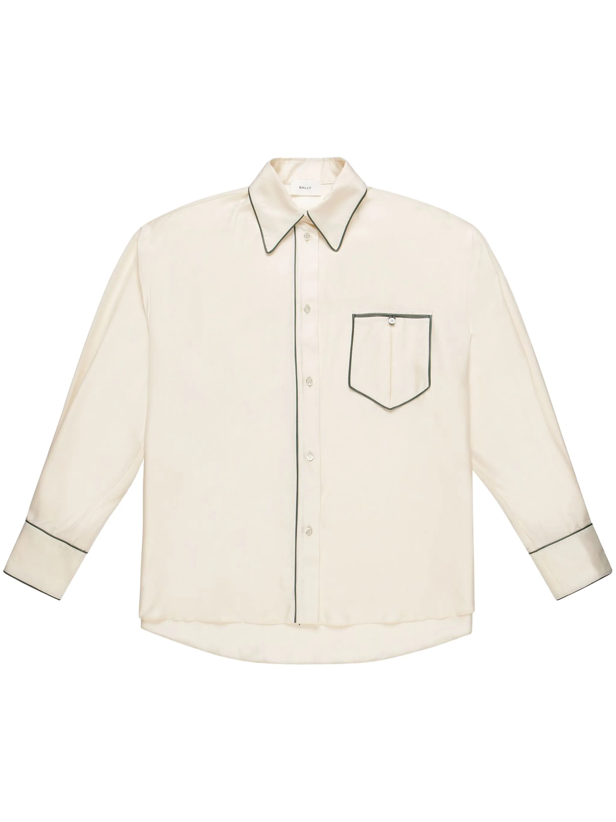 

Шелковая рубашка Bally, белый