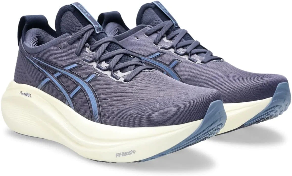 Мужские беговые кроссовки ASICS Gel-Nimbus 27, Indigo Fog Denim Blue — фото 2