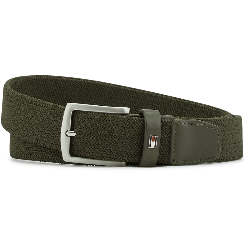 

Tommy Hilfiger Мужской полиэстеровый ремень 3,5 см, Army Green RBN