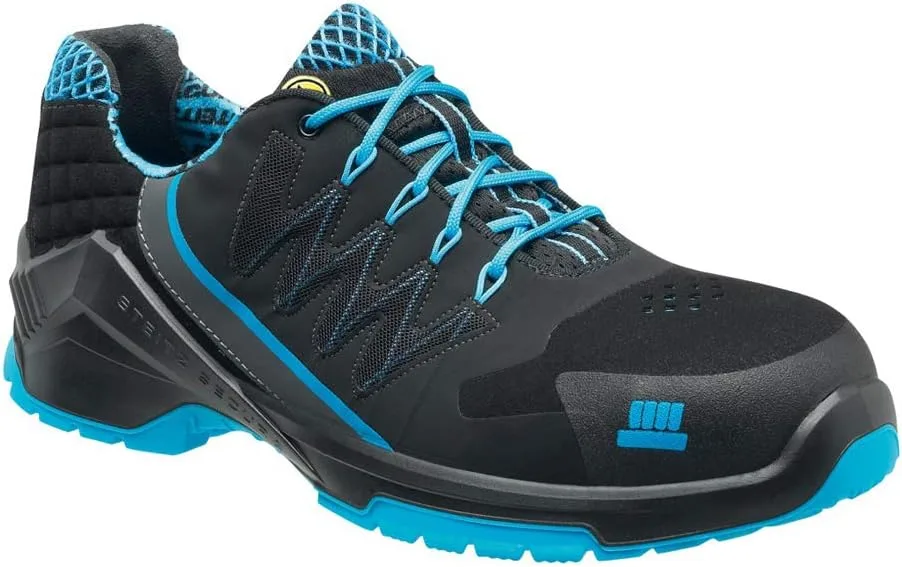 Кроссовки Steitz Secura ESD VD PRO 1100 S1 Low Shoe Black/Blue XB Wide Size, черный/синий