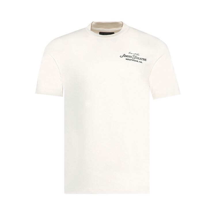 

Футболка Amiri Theatre Flocked Tee Alabaster, белый