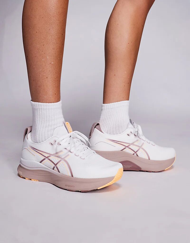 Кроссовки для бега Asics Gel-Kayano 32 белого и оранжевого цветов