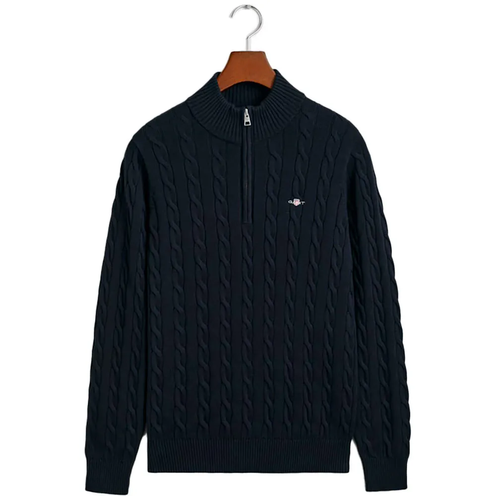 

Свитер Gant 984059 half zip, синий