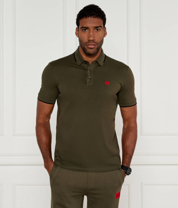 

Поло Hugo Deresino232 Slim Fit, зеленый