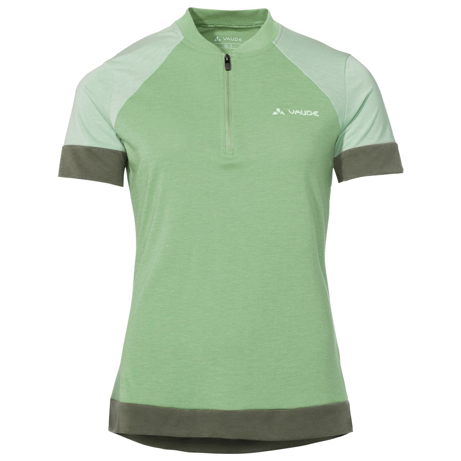 

Велосипедный трикотаж Vaude Women's Altissimo Q Zip Shirt, цвет Aloe Vera