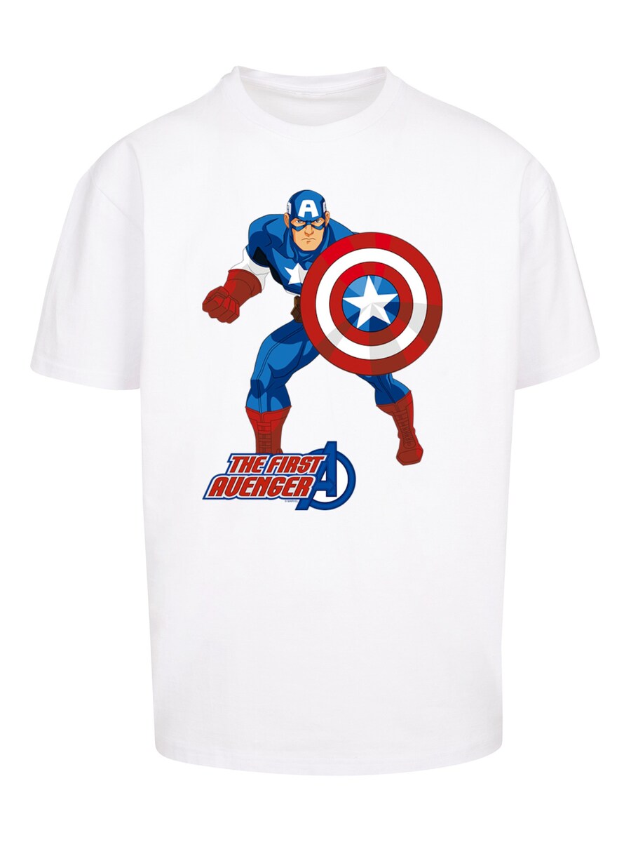 

Рубашка F4NT4STIC Marvel Avengers Captain America The First Avenger, белый