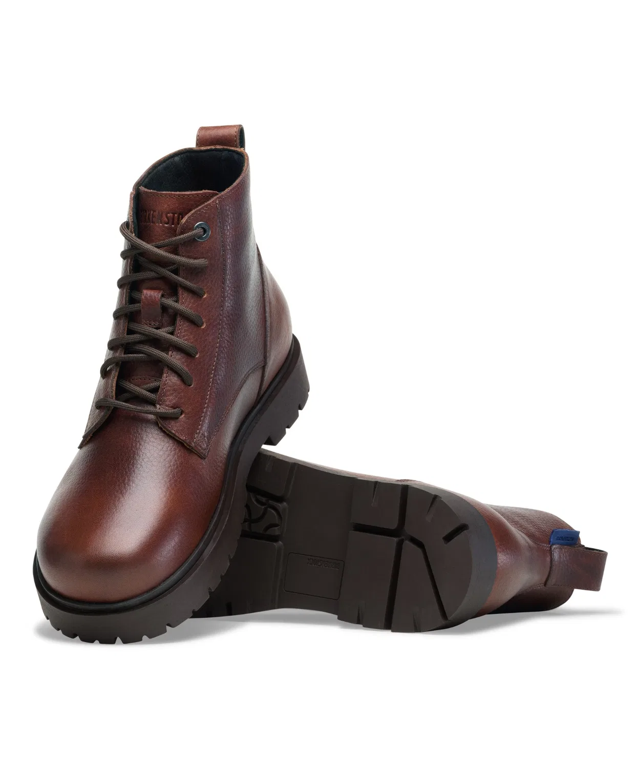 Полуботинки Highwood Lace Mid M Waterproof кожаные, Биркеншток, коричневый — фото 2