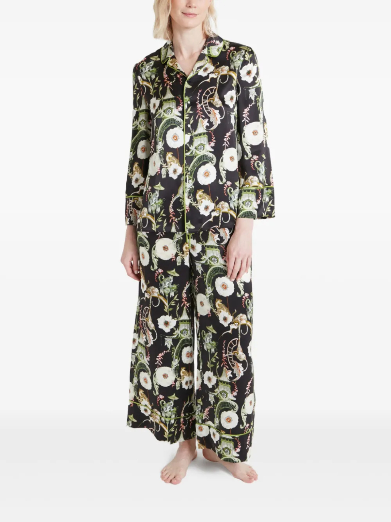 

Temperley London пижамный топ Aphrodite, черный