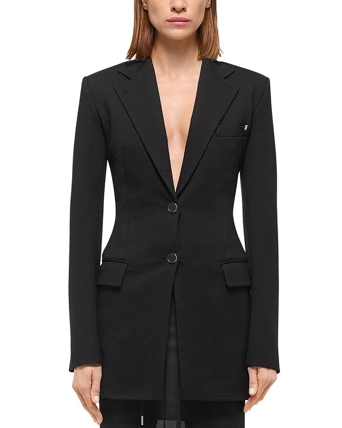 

Helmut Lang Блейзер с рукавами на молнии, черный