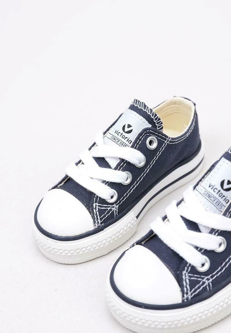 

Кроссовки на шнуровке TRIBU BASKET LONA Victoria Shoes, темно-синий