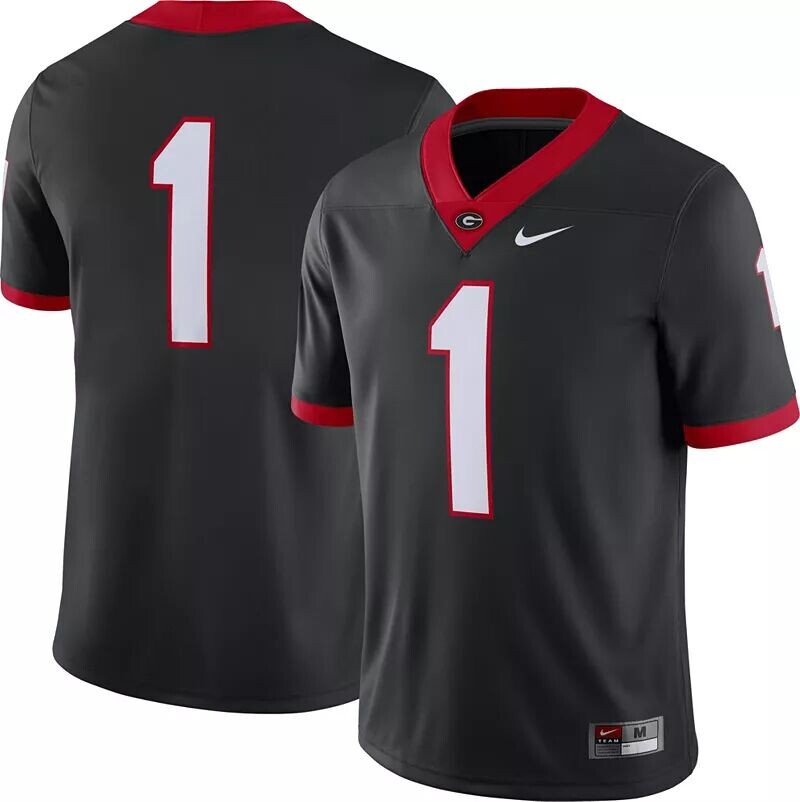 

Мужская футбольная майка Nike Georgia Bulldogs #1 Alternate Dri-FIT Game Football