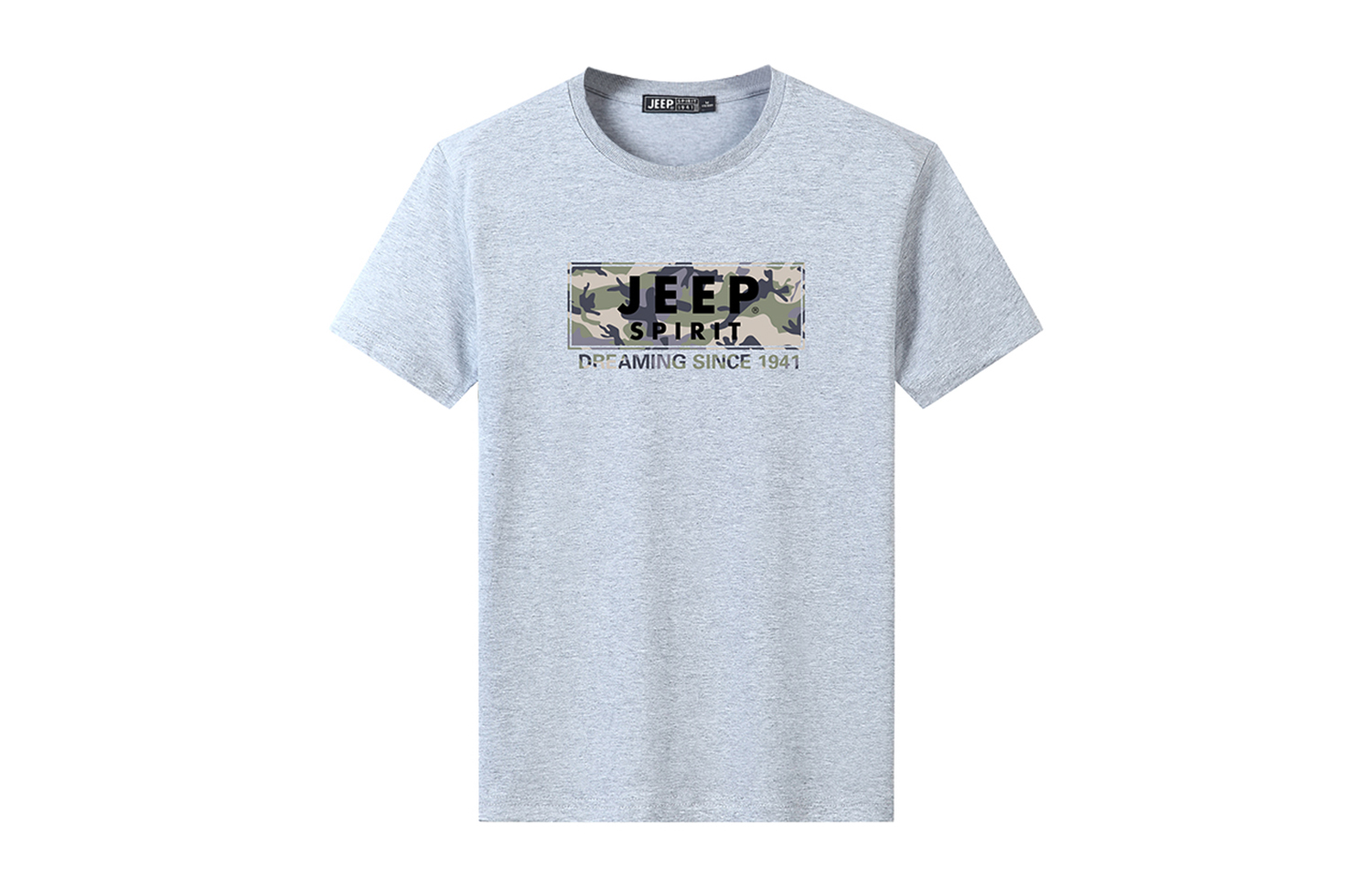 

Футболка весна-лето мужская JEEP SPIRIT, светло-серый