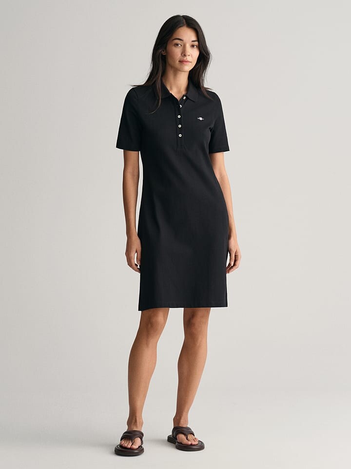 

Платье до колена Gant Polokleid, черный