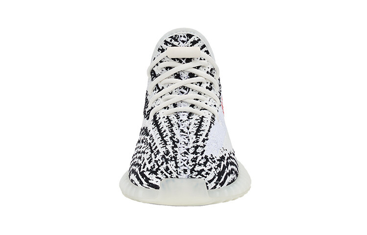 Adidas Originals Yeezy Boost 350 V2 Kids Lifestyle кроссовки PS, White/Black — фото 3